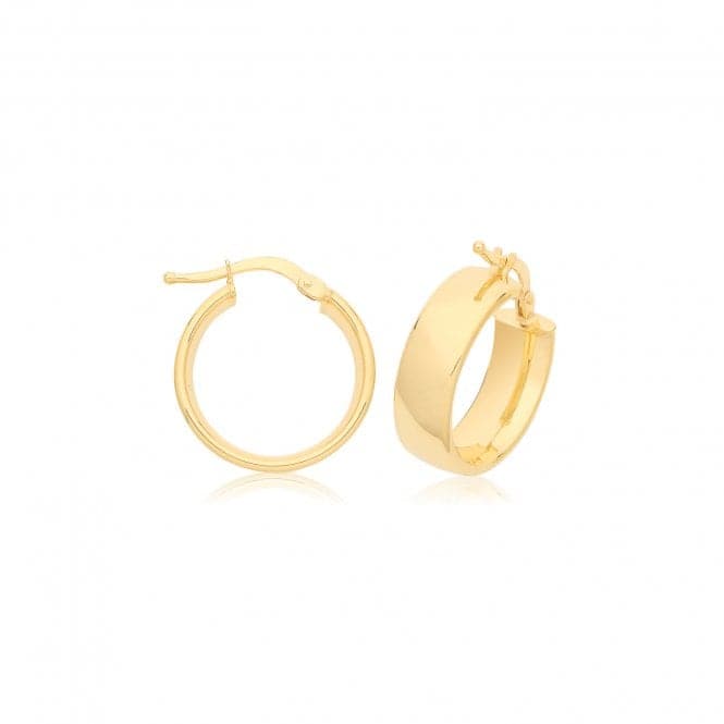 9ct Yellow Gold 30mm Hoop Earrings ER1200Acotis Gold JewelleryER1200 - 15