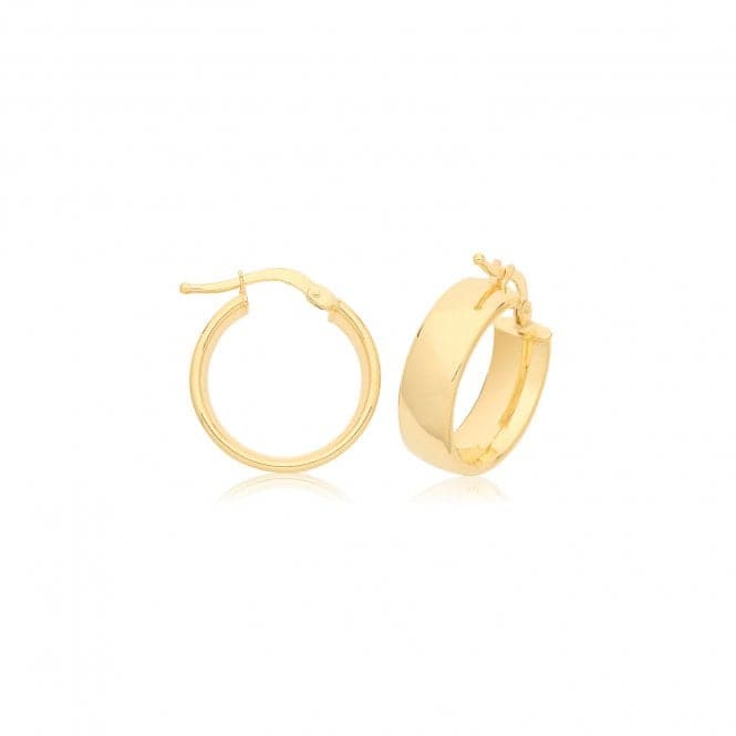 9ct Yellow Gold 30mm Hoop Earrings ER1200Acotis Gold JewelleryER1200 - 10