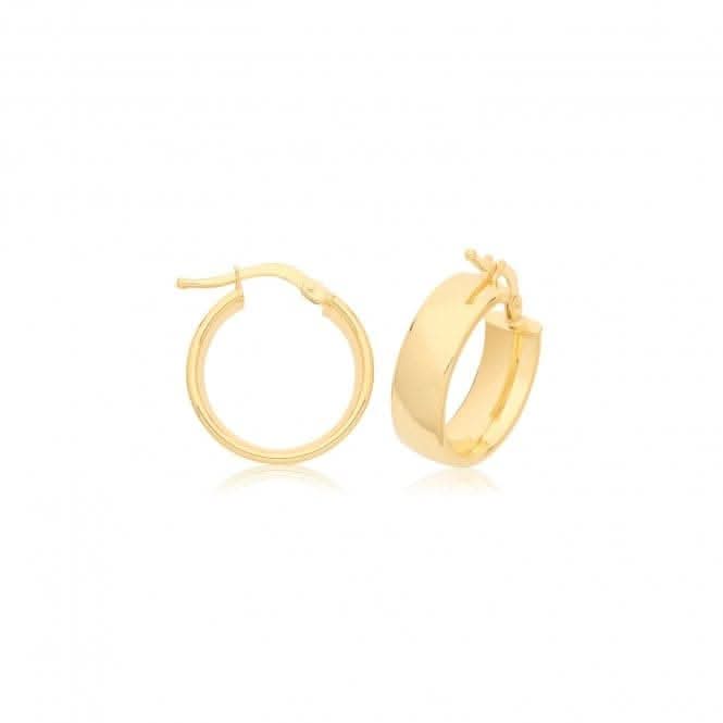 9ct Yellow Gold 30mm Hoop Earrings ER1200Acotis Gold JewelleryER1200 - 08