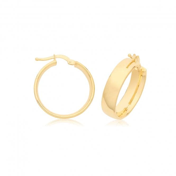 9ct Yellow Gold 30mm Hoop Earrings ER1200Acotis Gold JewelleryER1200 - 20