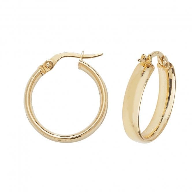 9ct Yellow Gold 30mm Hoop Earrings ER974Acotis Gold JewelleryER974 - 15