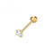 9ct Yellow Gold 3mm Zirconia Cartilage Studs ES1987Acotis Gold JewelleryES1987