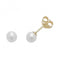 9ct Yellow Gold 4mm Pearl Stud Earrings ES238SAcotis Gold JewelleryES238S