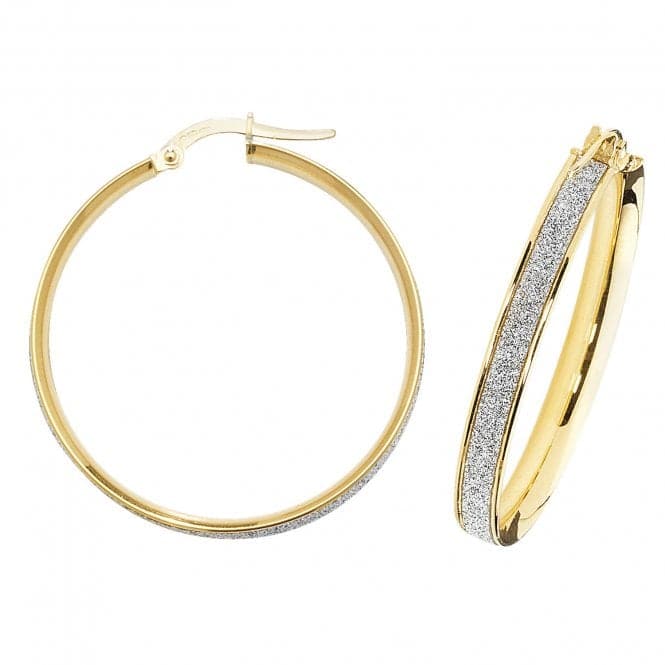 9ct Yellow Gold 50mm Hoop Earrings ER1023Acotis Gold JewelleryER1023 - 30