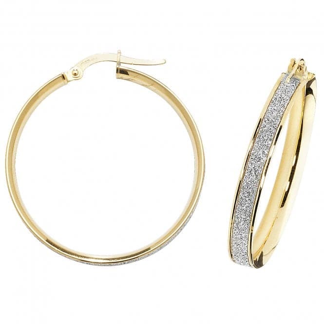 9ct Yellow Gold 50mm Hoop Earrings ER1023Acotis Gold JewelleryER1023 - 25