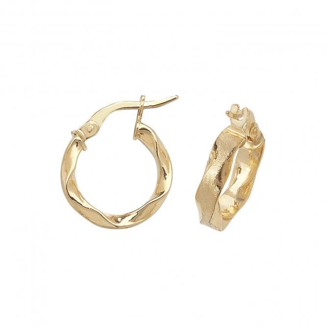 9ct Yellow Gold 50mm Hoop Earrings ER964Acotis Gold JewelleryER964 - 10