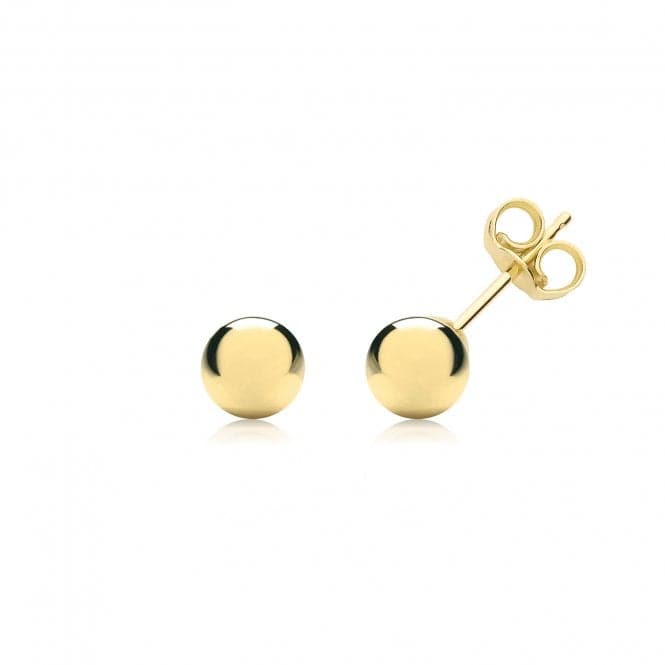 9ct Yellow Gold 5mm Ball Stud Earrings ES203Acotis Gold JewelleryES203