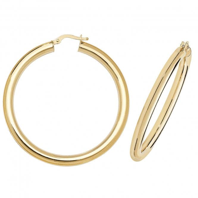 9ct Yellow Gold 60mm Hoop Earrings ER1004Acotis Gold JewelleryER1004 - 40