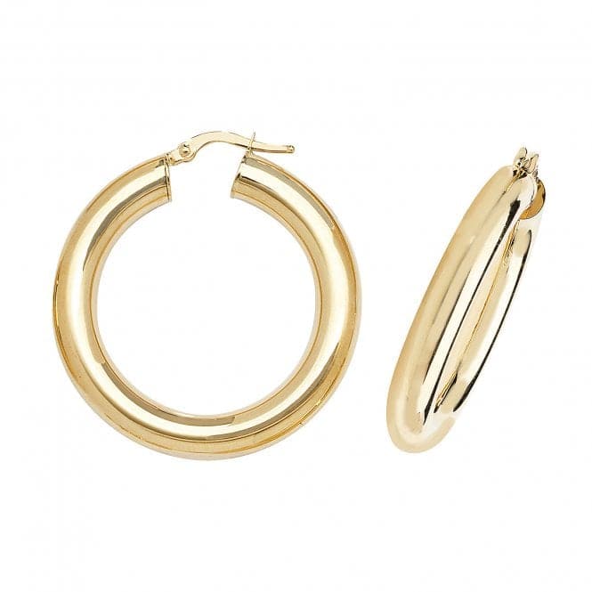 9ct Yellow Gold 60mm Hoop Earrings ER1005Acotis Gold JewelleryER1005 - 25