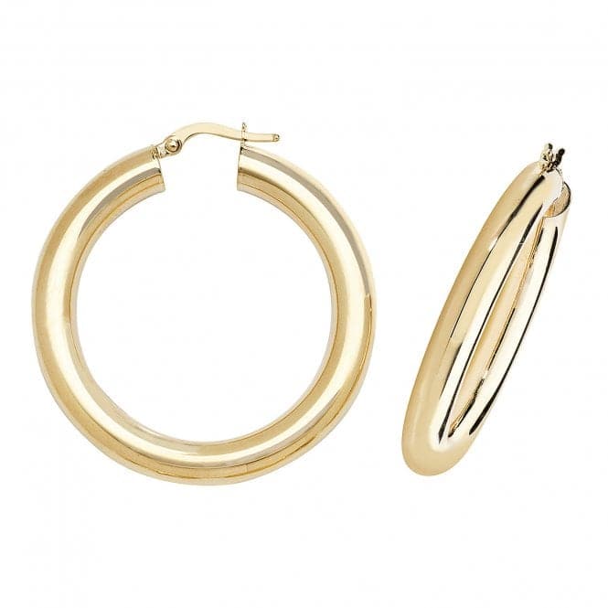 9ct Yellow Gold 60mm Hoop Earrings ER1005Acotis Gold JewelleryER1005 - 30