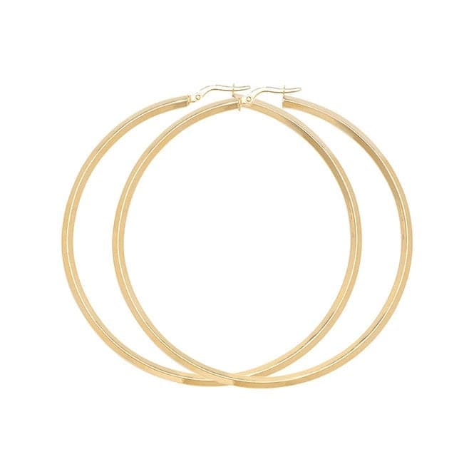 9ct Yellow Gold 60mm Hoop Earrings ER998Acotis Gold JewelleryER998 - 08