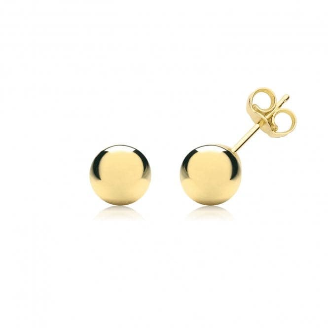 9ct Yellow Gold 6mm Ball Stud Earrings ES204Acotis Gold JewelleryES204