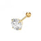 9ct Yellow Gold 6mm Zirconia Cartilage Studs ES1990Acotis Gold JewelleryES1990