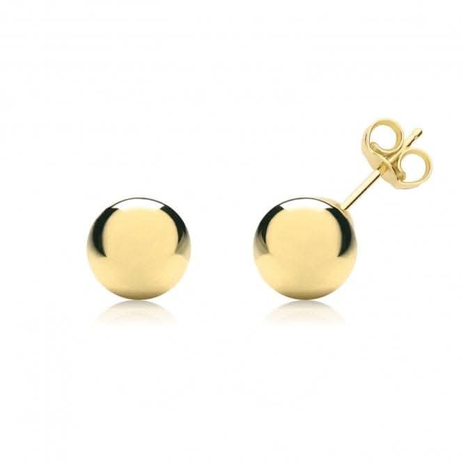 9ct Yellow Gold 7mm Ball Stud Earrings ES205Acotis Gold JewelleryES205