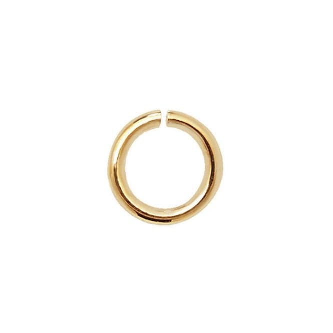 9ct Yellow Gold 8mm Jump Ring FN117Acotis Gold JewelleryFN117