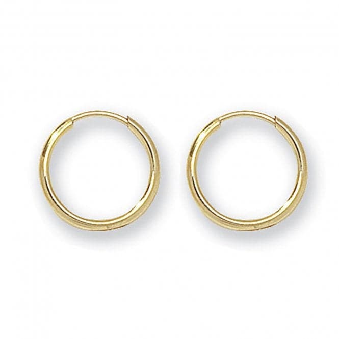 9ct Yellow Gold 8mm Sleepers ES109Acotis Gold JewelleryES109