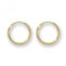 9ct Yellow Gold 8mm Sleepers ES109Acotis Gold JewelleryES109