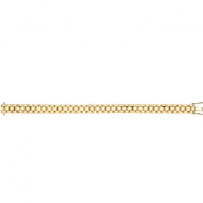 9ct Yellow Gold 8mm Watch Strap Braclet BR261Acotis Gold JewelleryBR261/07
