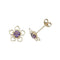 9ct Yellow Gold Amethyst Stud Earrings ES424AMAcotis Gold JewelleryES424AM