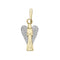 9ct Yellow Gold Angel Zirconia Pendant PN1035Acotis Gold JewelleryPN1035
