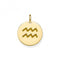 9ct Yellow Gold Aquarius Zodiac Pendant PN1301Acotis Gold JewelleryPN1301
