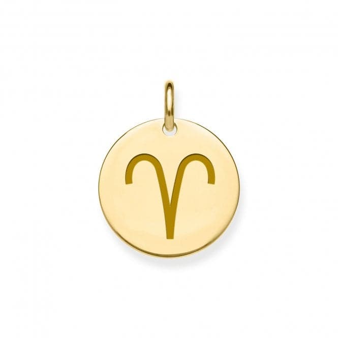 9ct Yellow Gold Aries Zodiac Pendant PN1291Acotis Gold JewelleryPN1291