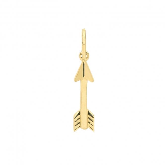 9ct Yellow Gold Arrow Charm PN1135Acotis Gold JewelleryPN1135