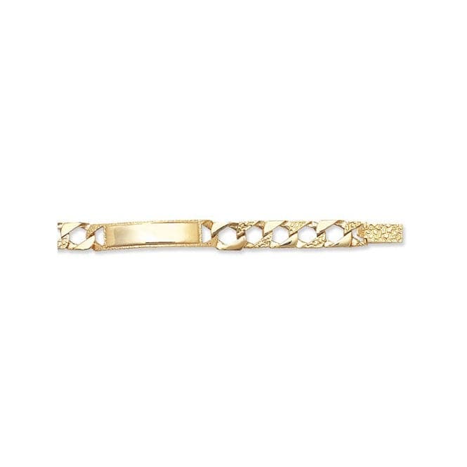 9ct Yellow Gold Babies 5.5 Inches Cast Id Bracelet BR548Acotis Gold JewelleryBR548