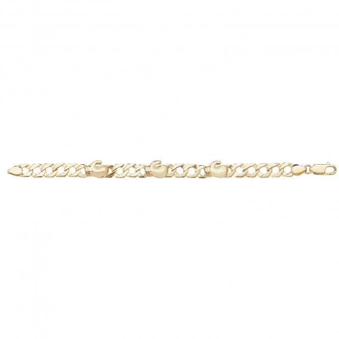 9ct Yellow Gold Babies 6 Inches Bracelet BR551Acotis Gold JewelleryBR551