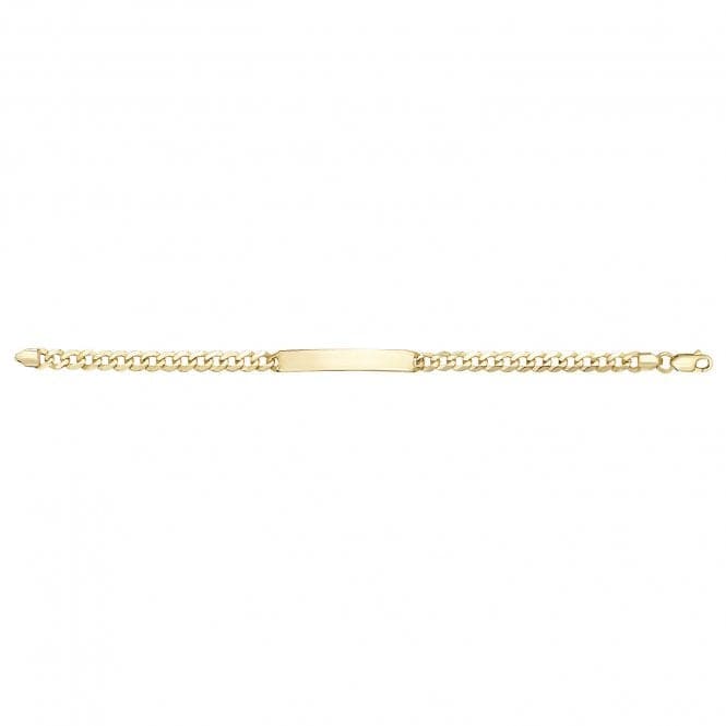 9ct Yellow Gold Babies 6 Inches Id Bracelet BR287Acotis Gold JewelleryBR287