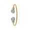9ct Yellow Gold Babies Boxing Glove Zirconia Bangle BN322CZAcotis Gold JewelleryBN322CZ