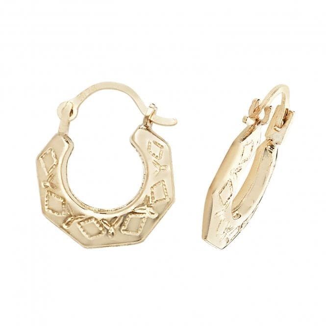 9ct Yellow Gold Babies Creole Earrings ER465Acotis Gold JewelleryER465