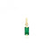 9ct Yellow Gold Baguette Shaped Emerald Green Zirconia Pendant PN1353EAcotis Gold JewelleryPN1353E
