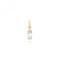 9ct Yellow Gold Baguette Shaped Zirconia Pendant PN1353Acotis Gold JewelleryPN1353