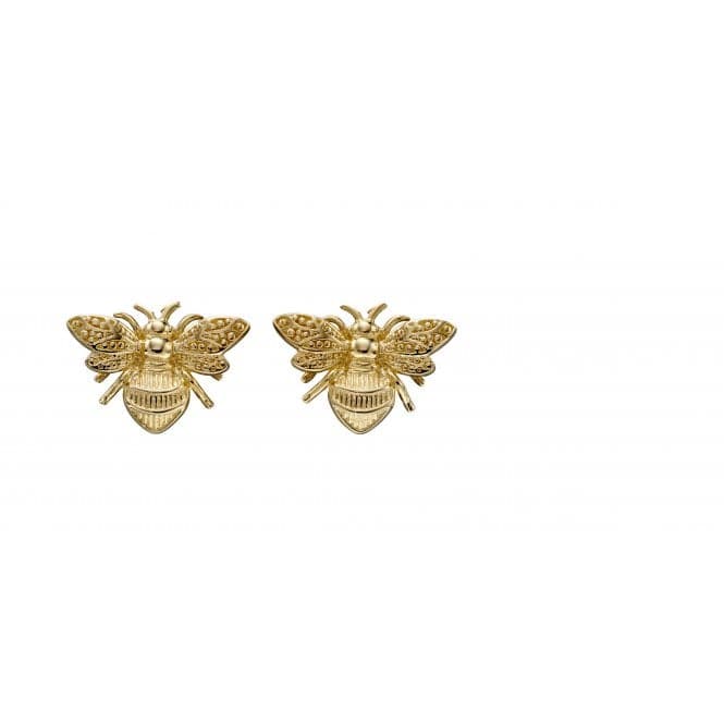 9ct Yellow Gold Bee Stud Earrings GE2322Elements GoldGE2322