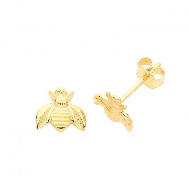 9ct Yellow Gold Bee Studs ES665Acotis Gold JewelleryES665