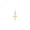 9ct Yellow Gold Bobble Cross Pendant With Zirconia PN1347Acotis Gold JewelleryPN1347