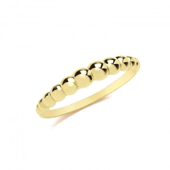 9ct Yellow Gold Bobble Ring RN975Acotis Gold JewelleryRN975/Q