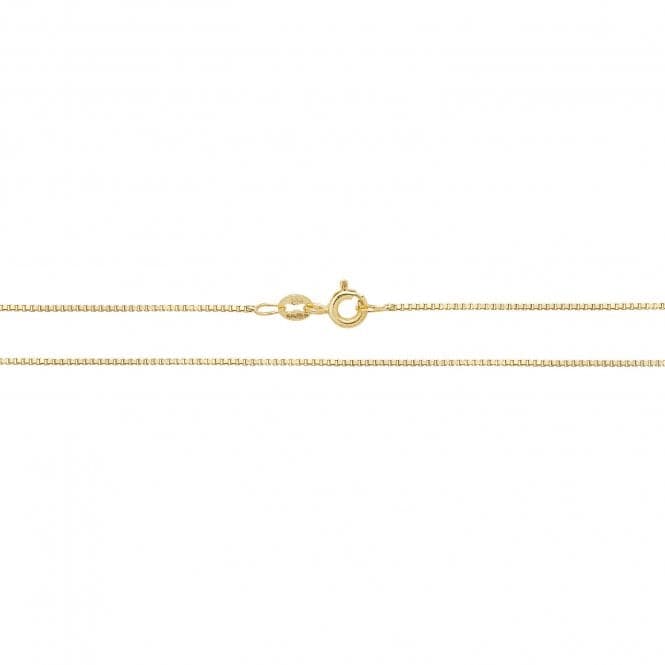 9ct Yellow Gold Box Chain CH430Acotis Gold JewelleryCH430/18