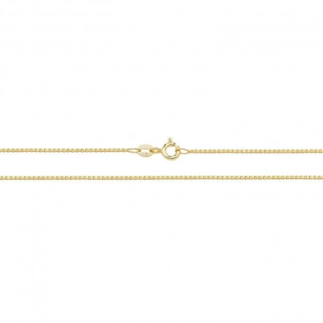 9ct Yellow Gold Box Chain CH431Acotis Gold JewelleryCH431/18