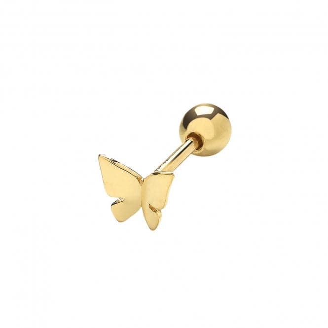 9ct Yellow Gold Butterfly Cartilage 6mm Post Stud ES1909Acotis Gold JewelleryES1909