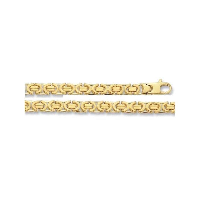 9ct Yellow Gold Byzantine Chain BR258Acotis Gold JewelleryBR258/07