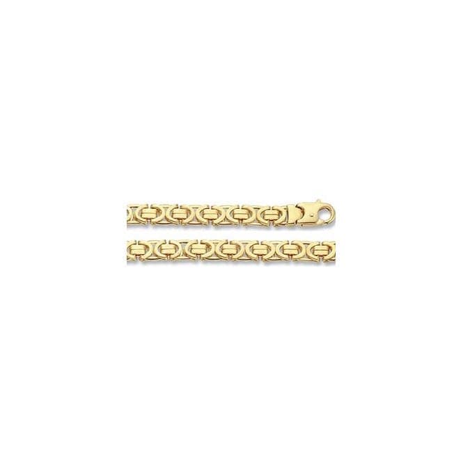 9ct Yellow Gold Byzantine Chain BR259Acotis Gold JewelleryBR259/07