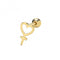 9ct Yellow Gold Cartilage 6mm Post Stud ES1906Acotis Gold JewelleryES1906