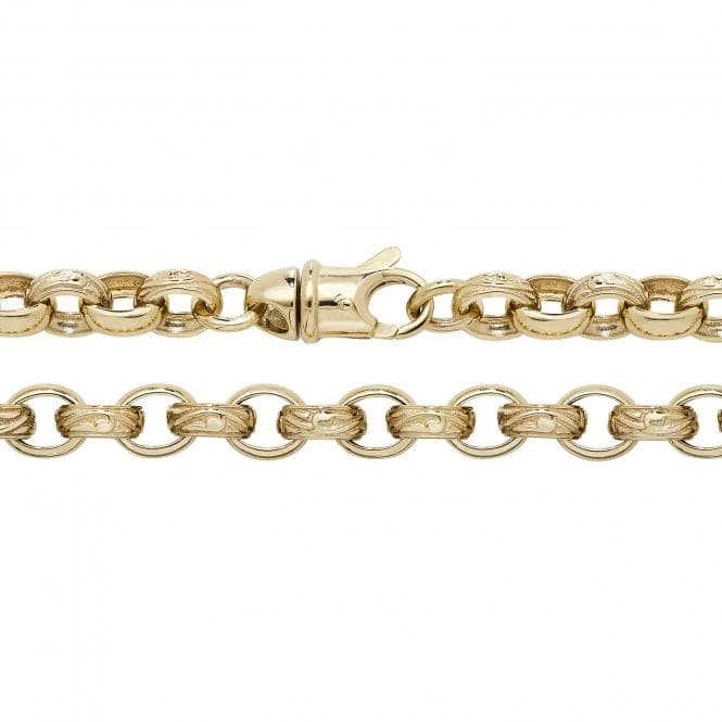 9ct Yellow Gold Cast Belcher Chain CH460Acotis Gold JewelleryCH460/06