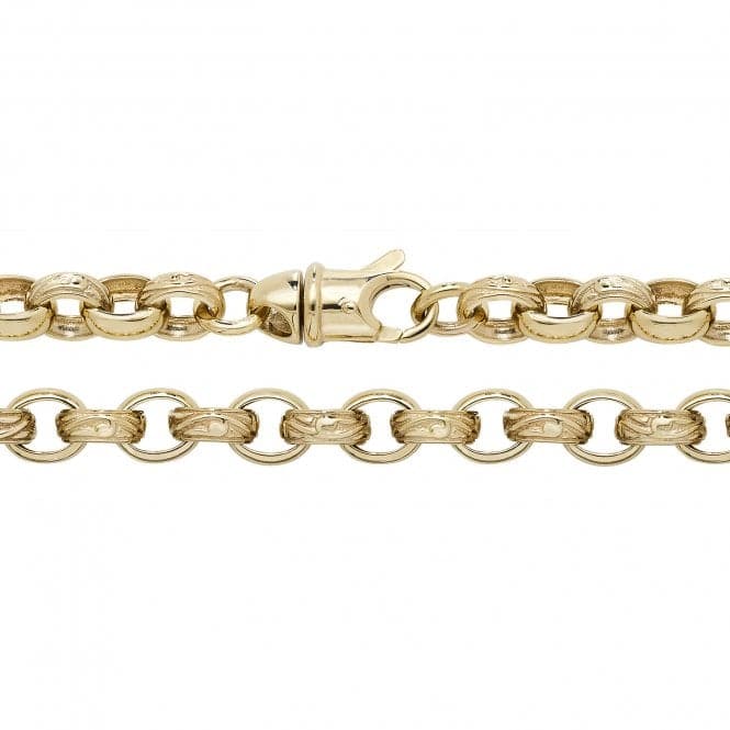 9ct Yellow Gold Cast Belcher Chain CH460Acotis Gold JewelleryCH460/26