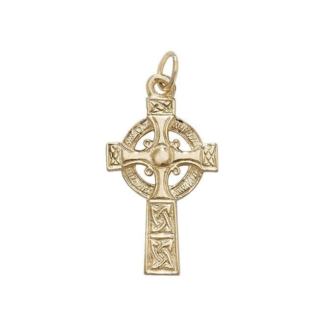 9ct Yellow Gold Celtic Cross Pendant PN544Acotis Gold JewelleryPN544