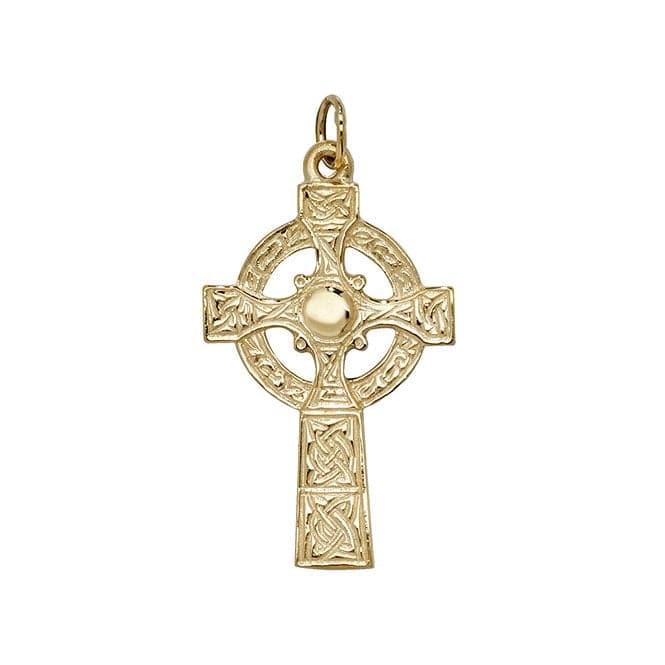 9ct Yellow Gold Celtic Cross Pendant PN545Acotis Gold JewelleryPN545