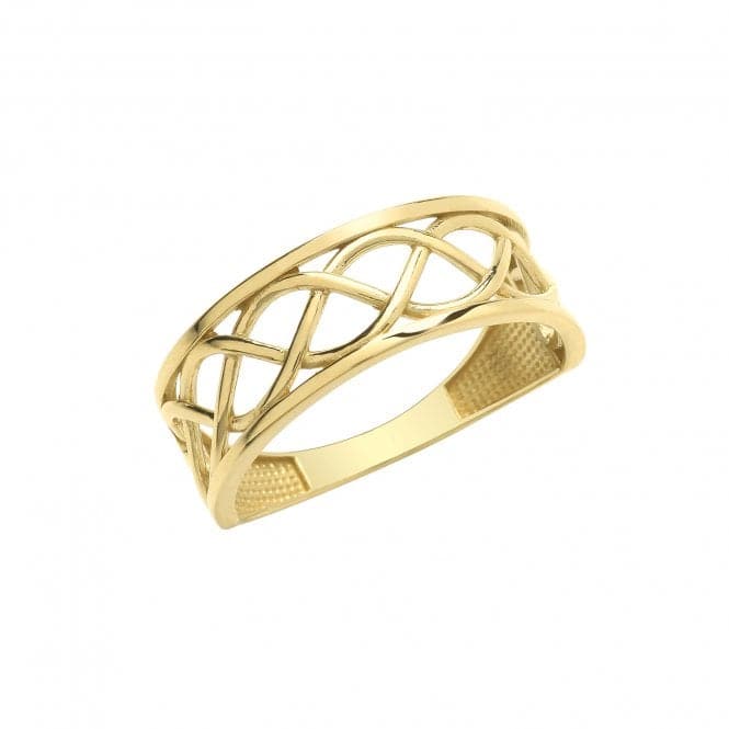9ct Yellow Gold Celtic Ring RN938Acotis Gold JewelleryRN938/Q