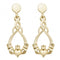 9ct Yellow Gold Claddagh Drop Earrings ES539Acotis Gold JewelleryES539
